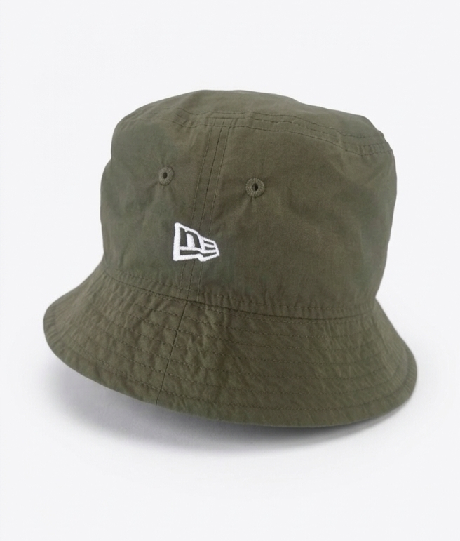 뉴에라 카키색 버킷햇 이미지