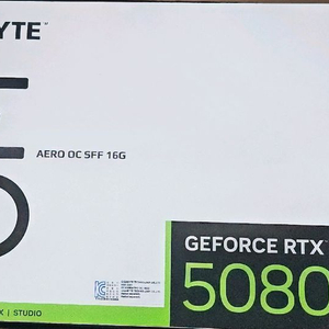 RTX 5080 그래픽카드 미개봉 이미지