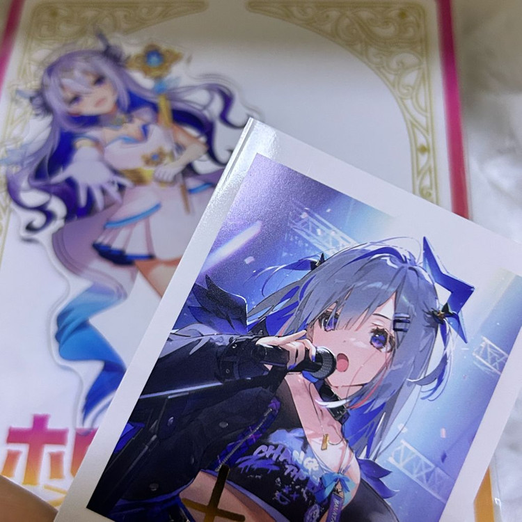 홀로라이브 아마네 카나타 홀로윗치 아크릴 + 복제싸인-약하자 이미지