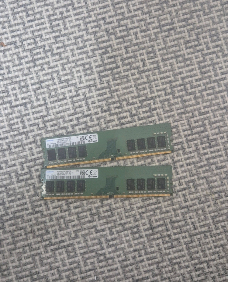 삼성 DDR4 8GB 2400T 메모리 2개 시금치램 이미지