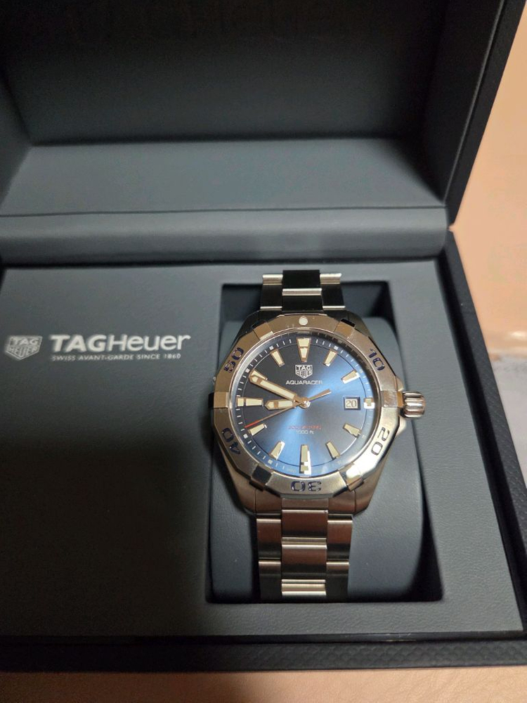 태그호이어 아쿠아레이서 300 41mm 쿼츠 청판 이미지