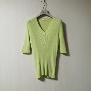 타임 time 라임 니트 탑 프리사이즈 정품 이미지