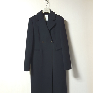 타임 time 캐시미어 울 핸드메이드 코트 55사이즈 정품 이미지