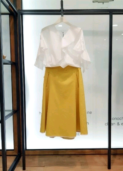 듀엘 프릴 셔츠 블라우스 이미지