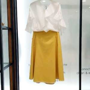 듀엘 프릴 셔츠 블라우스 이미지