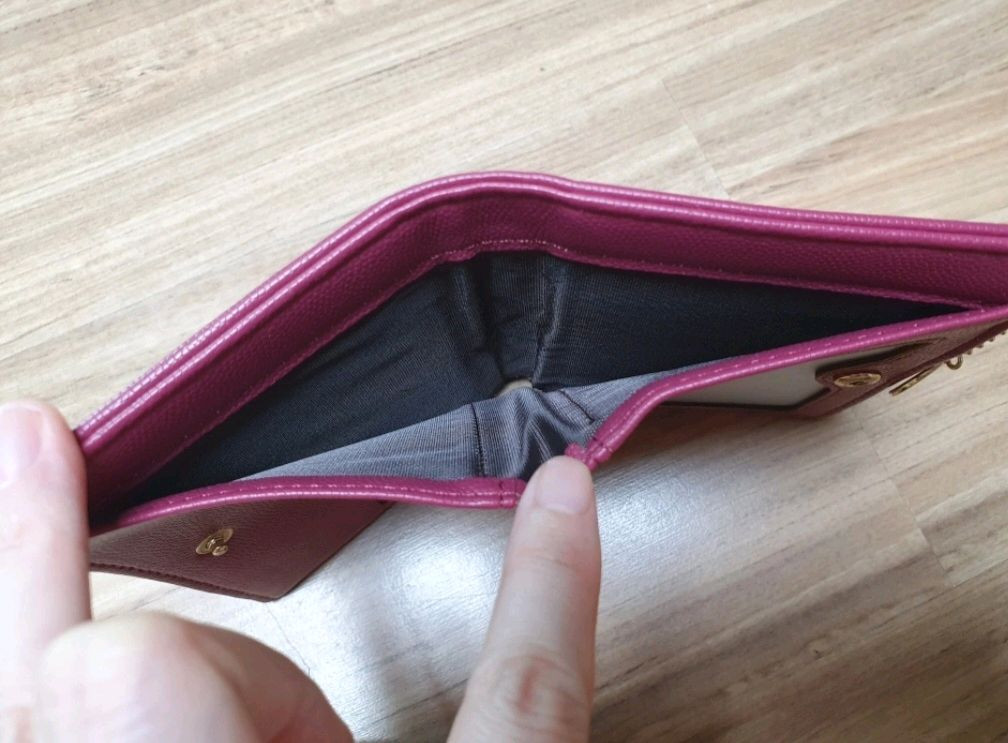 퀼팅 여성용 반지갑 새제품 이미지