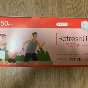 리프레쉬 Active 마스크 대형 50매 리프레슈 액티브 1박스 이미지