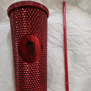 디저트39 지압텀블러 (콜드컵) 레드색 새상품 이미지