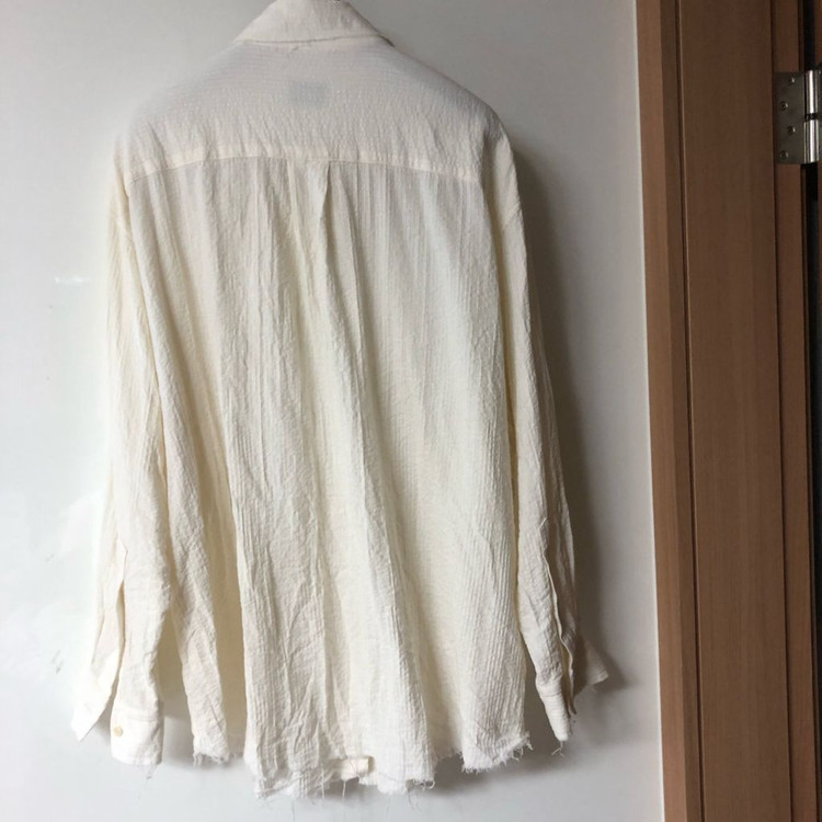 모이아 컷팅 셔츠 cutting shirt (ecru) moia 이미지