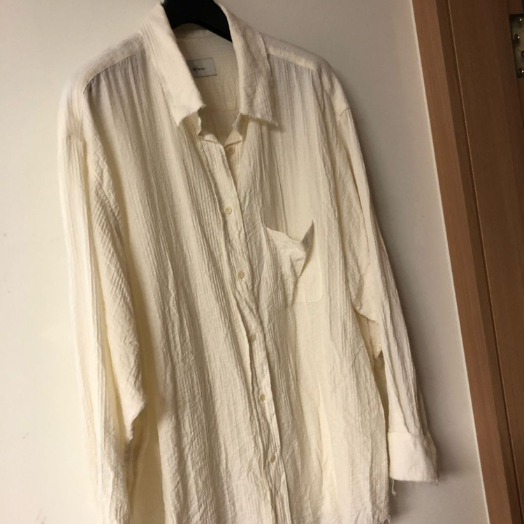 모이아 컷팅 셔츠 cutting shirt (ecru) moia 이미지