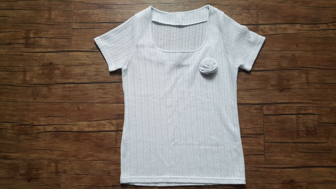 여성55 66 니트티 니트 가디건 7부 흰니트티 이미지