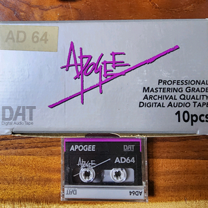아포지 APOGEE 프로용 DAT AD64 공테이프 미개봉 이미지