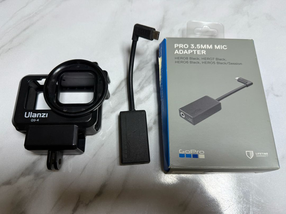 고프로 3.5mm 마이크 어댑터 + 케이스 이미지