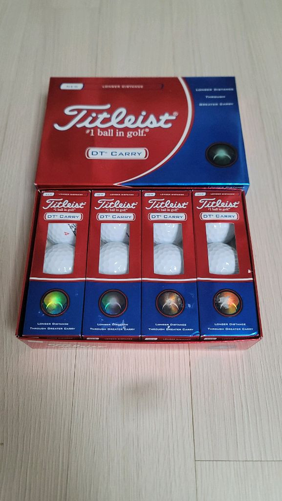 (새상품) 타이틀리스트 DT Carry 골프공 12구 이미지