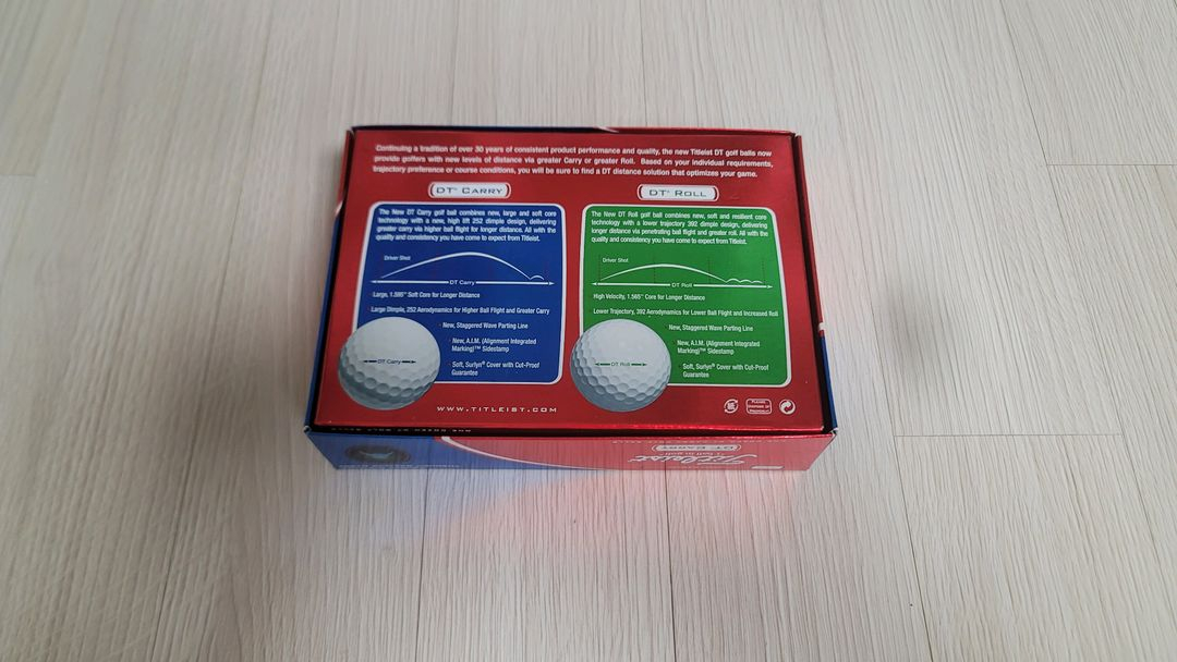 (새상품) 타이틀리스트 DT Carry 골프공 12구 이미지