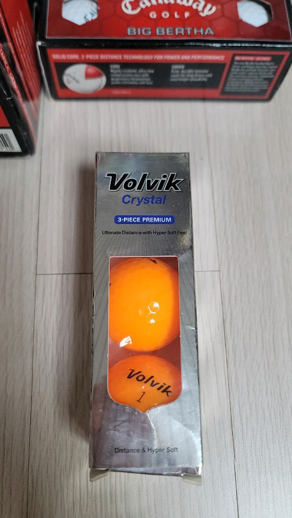 (새상품) 캘러웨이 빅버사 9구 & 볼빅 크리스탈 골프공 3구 이미지