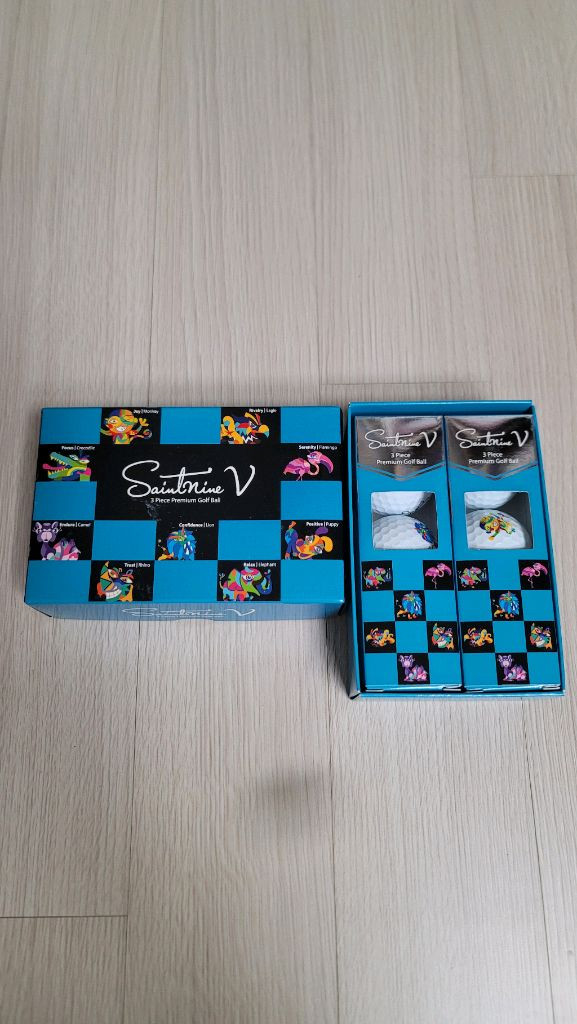 (새상품) 세인트나인 V 골프공 6구 이미지