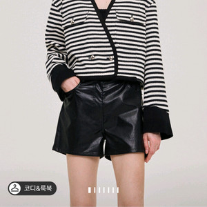 (새상품) 한섬 system 시스템 스트라이프 니트 자켓/ 가디건 자켓, 크롭자켓 이미지