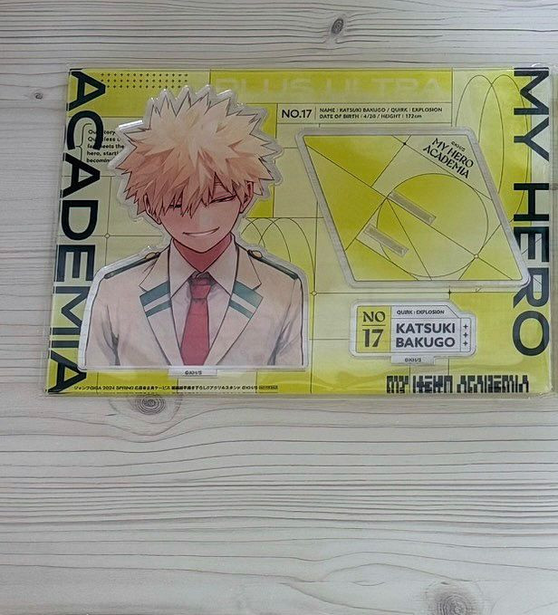 히로아카 기가점프 미소 아크릴 스탠드 바쿠고 카츠키 나히아 특전 나의 히어로 아카데미아 이미지