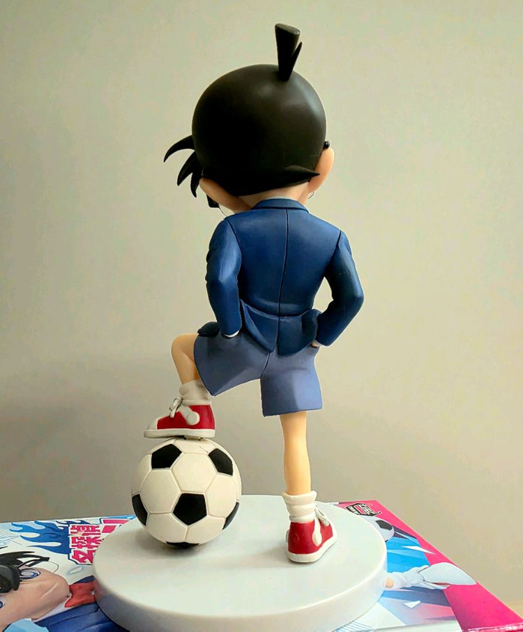 세가 명탐정 코난 프리미엄 피규어 with 축구공 개봉 팝니다. 이미지