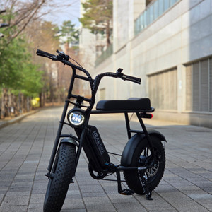 니어바이크 레트로 미니 전기자전거 자토바이 이미지