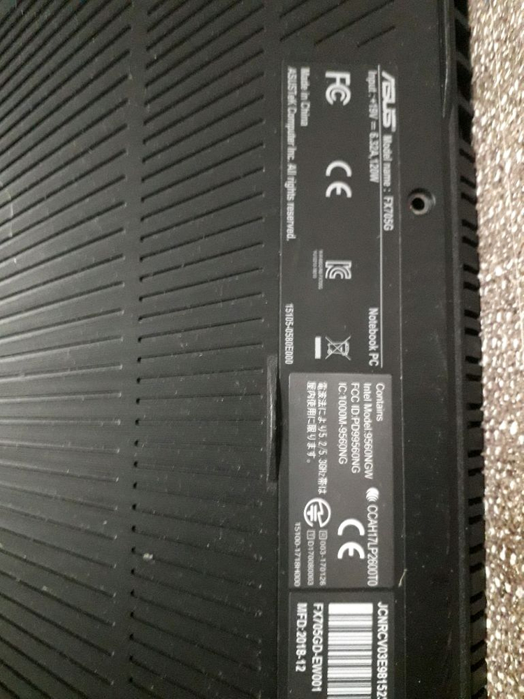 부품용 아수스 fx705g 이미지