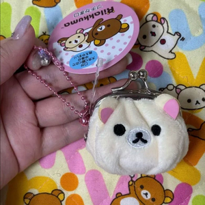 산엑스 코리락쿠마 미니 가마구치 동전지갑 키링 [일본정품 새상품] 이미지