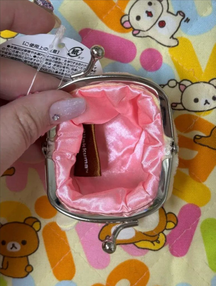 산엑스 코리락쿠마 미니 가마구치 동전지갑 키링 [일본정품 새상품] 이미지