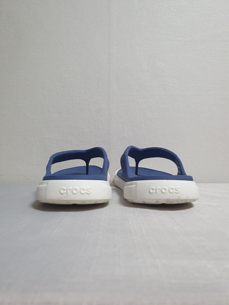 택포 250mm 크록스 시티레인 플립플랍 블루 쪼리 이미지