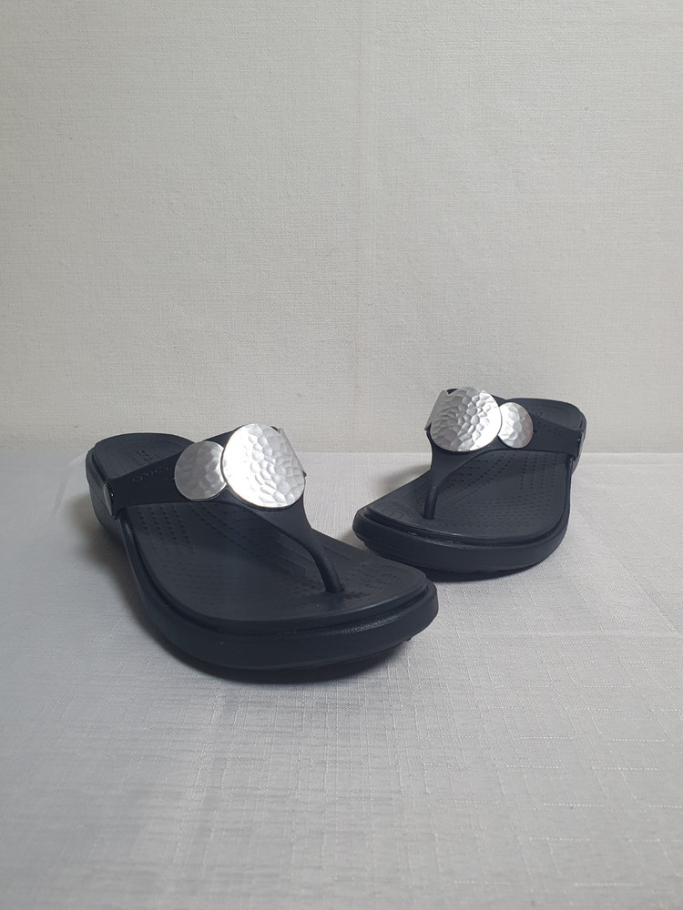 크록스 스플래쉬 플립플랍 230mm 블랙 이미지