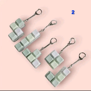 파스텔4구청축키보드키캡키링 이미지