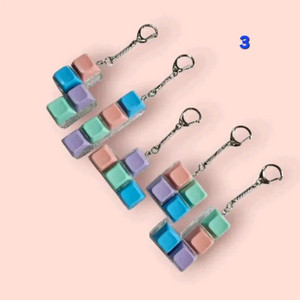 파스텔4구청축키보드키캡키링 이미지