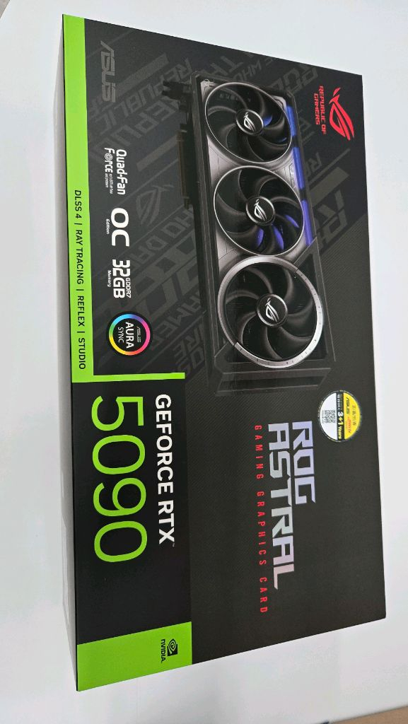 ASUS RTX5090 아스트랄 미개봉 (대원) 교환가능 이미지