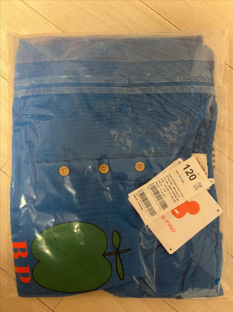 베베드피노 스마일플라워 스판 청바지120 + 원피스 120 새제품 이미지