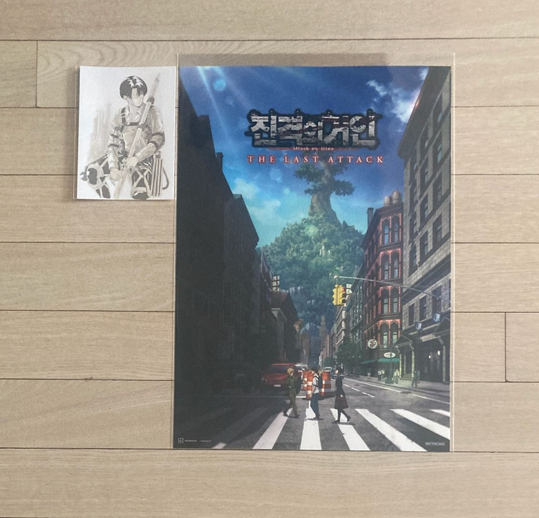 [진격의거인] 리바이 비주얼카드/스쿨카스트 포스터/땡스투 오리지널티켓 이미지
