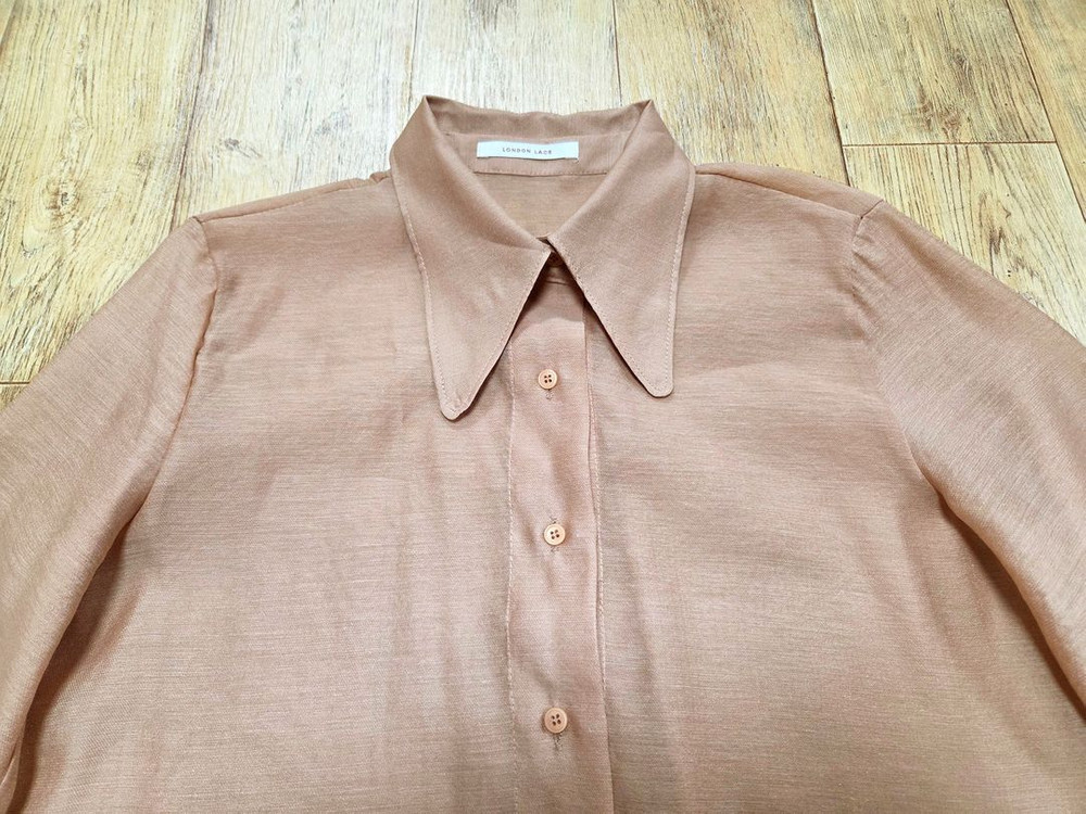 런던레이스(LONDON RACE) 시스루 블라우스 55-66 새상품 이미지