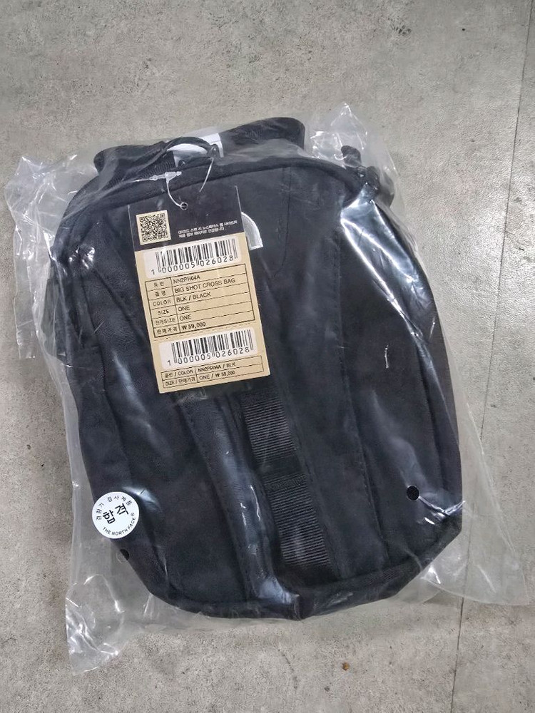 정품 새상품 노스페이스 빅샷 크로스백 블랙 이미지