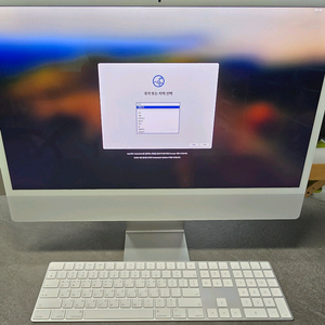 아이맥 iMac M3/ 16GB/ 1TB 실버 판매합니다. 이미지