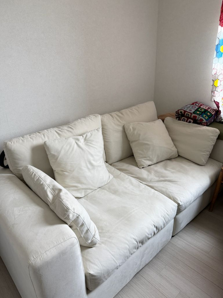 한샘몰 눕 구스 3인용 소파 이미지