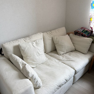 한샘몰 눕 구스 3인용 소파 이미지