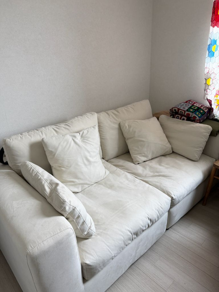 한샘몰 눕 구스 3인용 소파 이미지