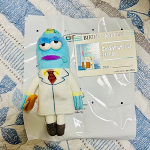 팝마트 스폰지밥 비키니 시티의 엉뚱한 친구들 인형 키링 2 이미지