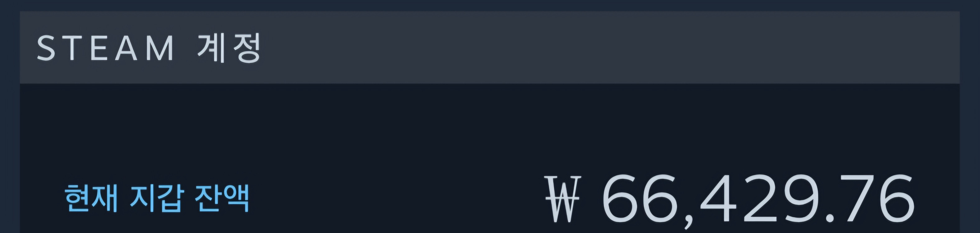 스팀월렛 만원당 70퍼 48000원 남았습니다 이미지