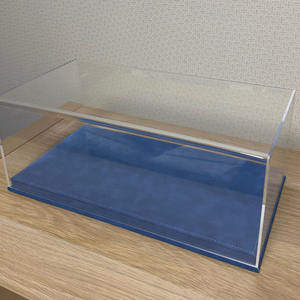 1:18 다이캐스트 전용 스웨이드 가죽 아크릴 케이스 블루 이미지