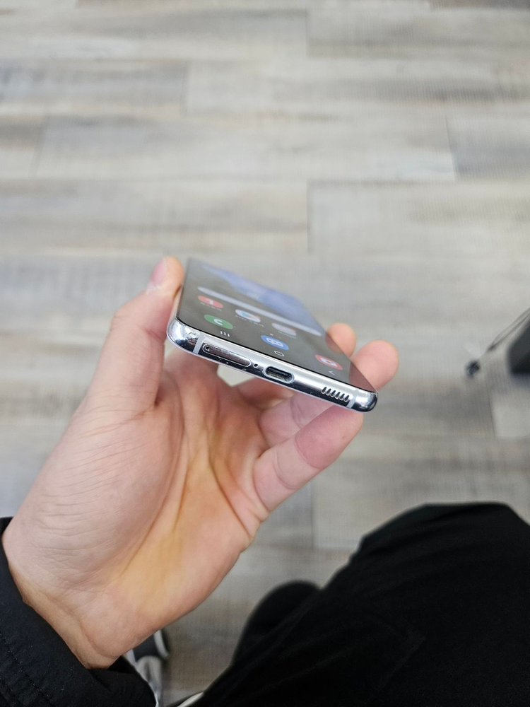 갤럭시S21화이트판매 정상해지 중고폰 단말기 이미지