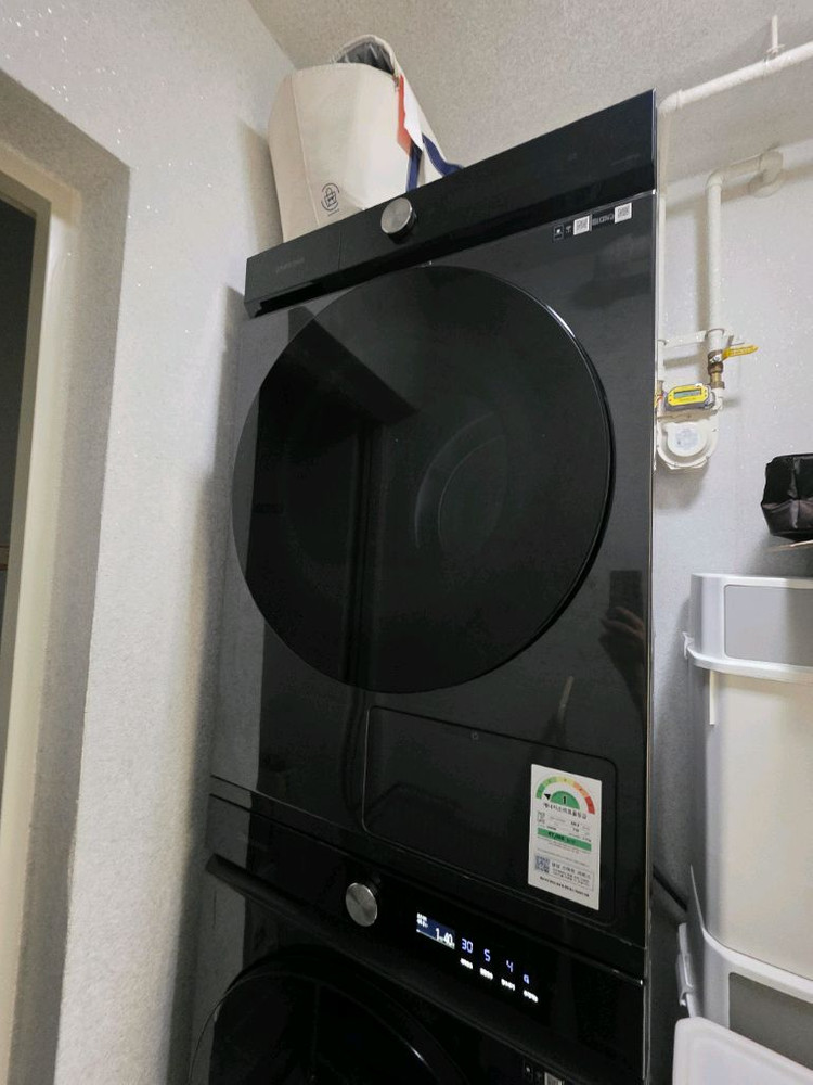 (냉장고예약중) 삼성 스마트 패밀리허브냉장고. 삼성 비스포크 그랑데 세탁기, 건조기 이미지