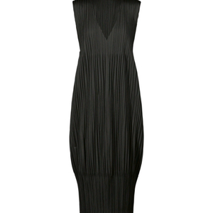 플리츠플리즈 씨커 원피스 블랙 3 이미지