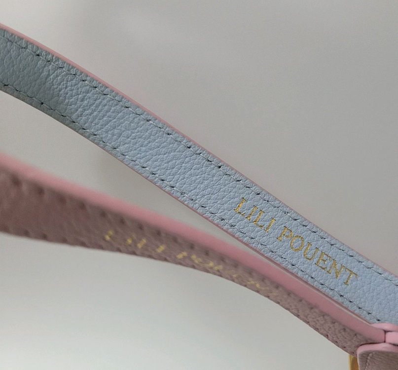 리리쁘앙 파스텔핑크/블루 투톤 뷔뷔 강아지하네스 판매합니다 이미지