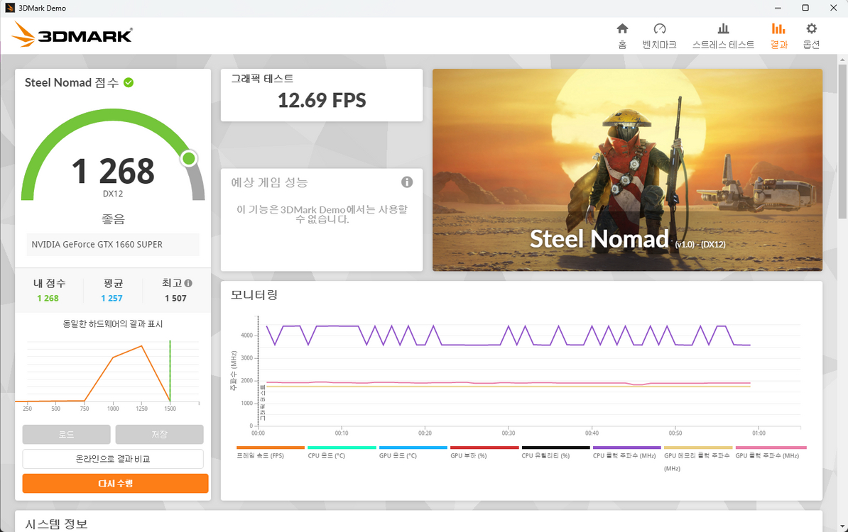 고성능 게이밍 PC 반본체 이미지