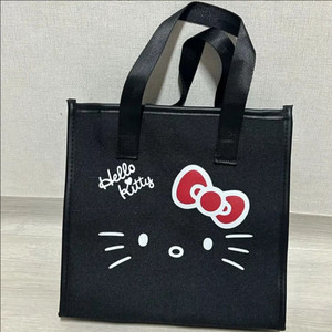 헬로키티 가방 토트백 블랙 이미지